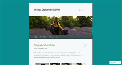 Desktop Screenshot of antoniagirouxphotography.com